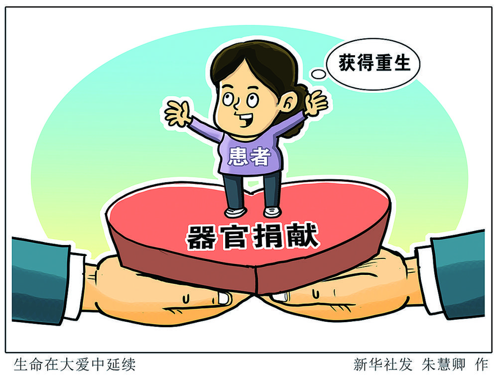 漫画生命在大爱中延续